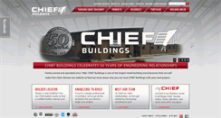 Desktop Screenshot of chiefbuildings.com